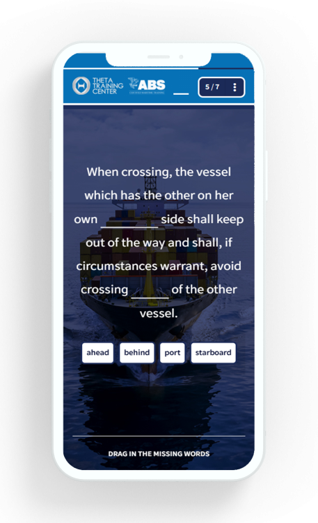 7. rule #15 crossing situation